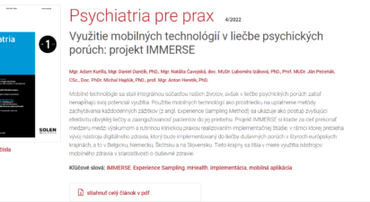Psychiatria pre prax